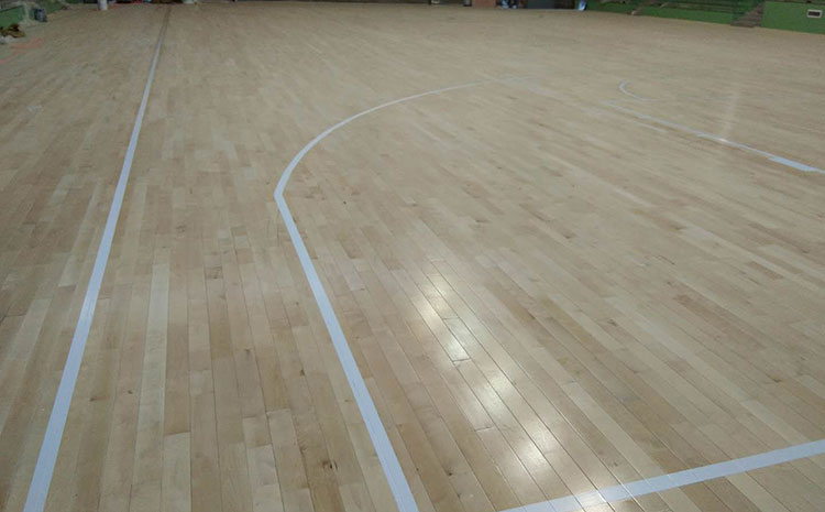 24厚籃球運動地板怎么維修？