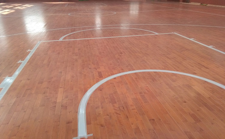 山東專業實木運動地板圖片