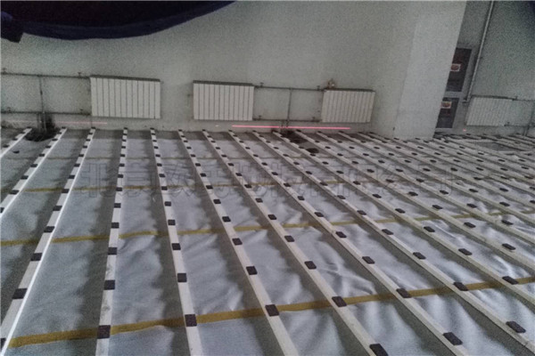 北京房山區燕山體育館木地板項目