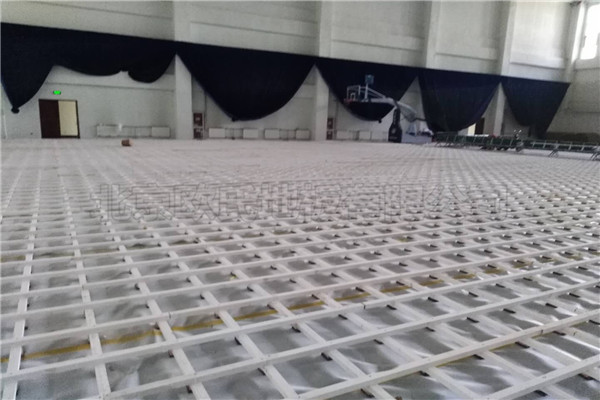 北京房山區燕山體育館木地板項目