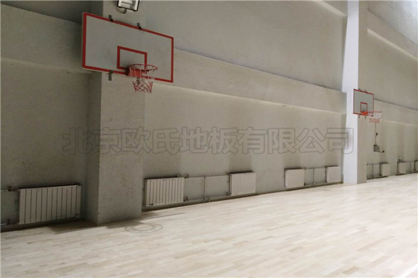 北京房山區燕山體育館木地板項目