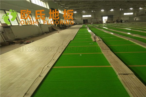 廣東YBDL江門HOOP PARK籃球公園木地板項目