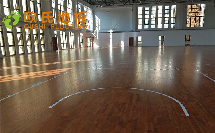 安徽合肥肥西縣上派中心學校體育館木地板案圖片